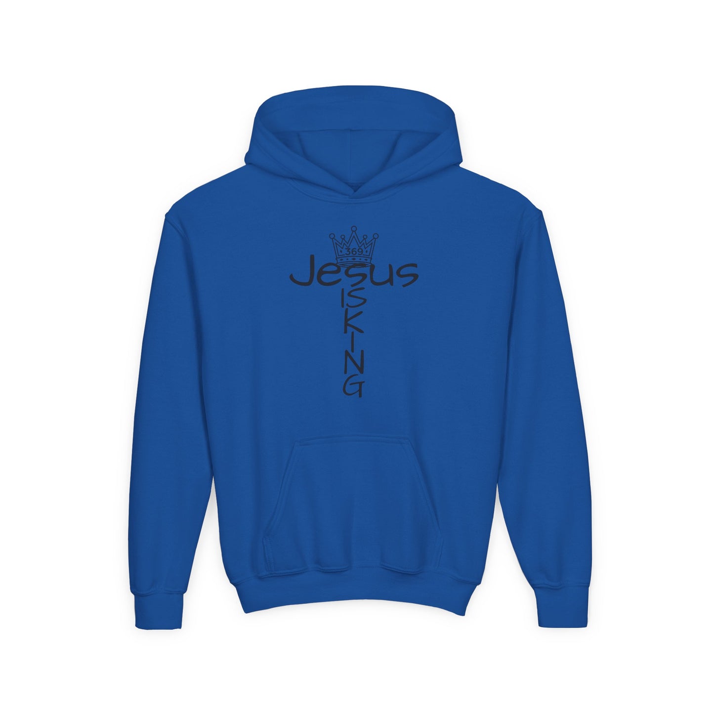 369Fab* Jesus is kin, freedom, Stylish Youth Hoodie