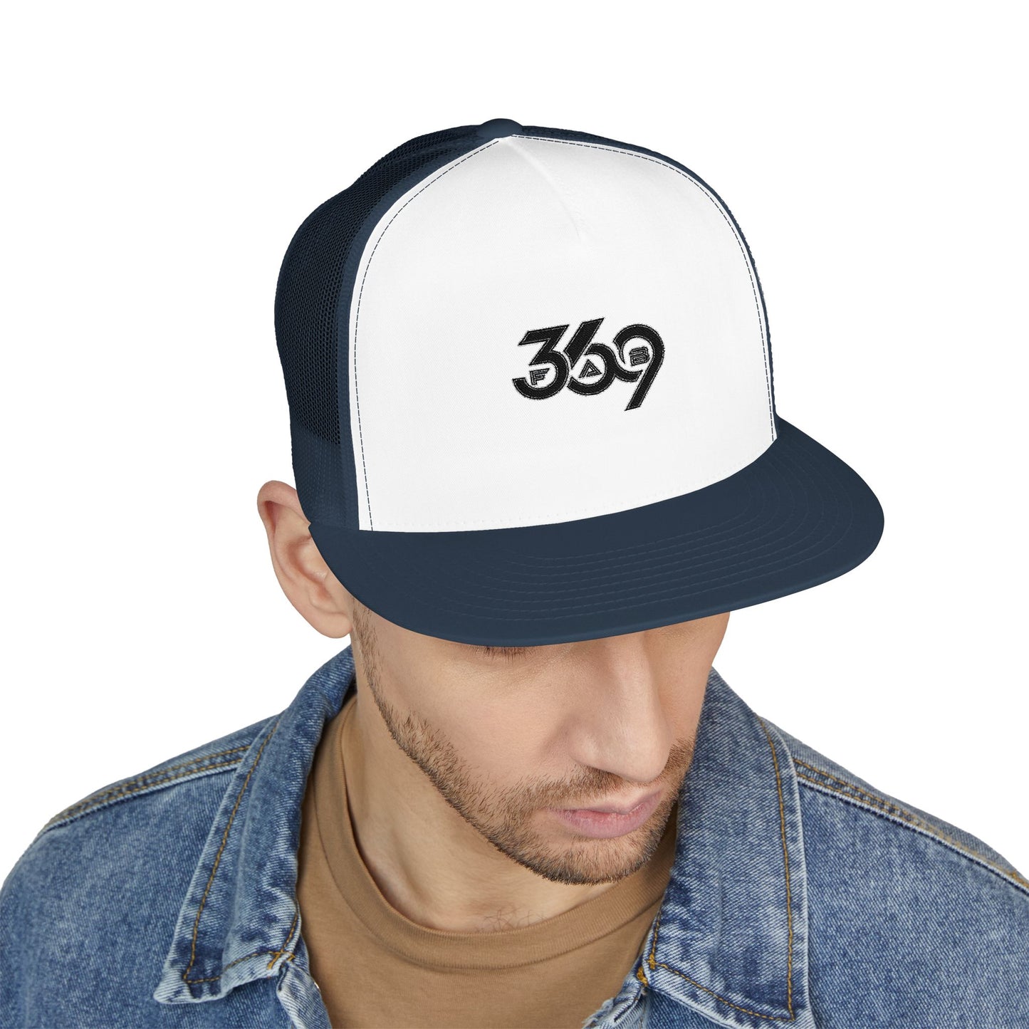 369Fab* 369Fab, Trendy Trucker Cap | Stylish Embroidered Hat