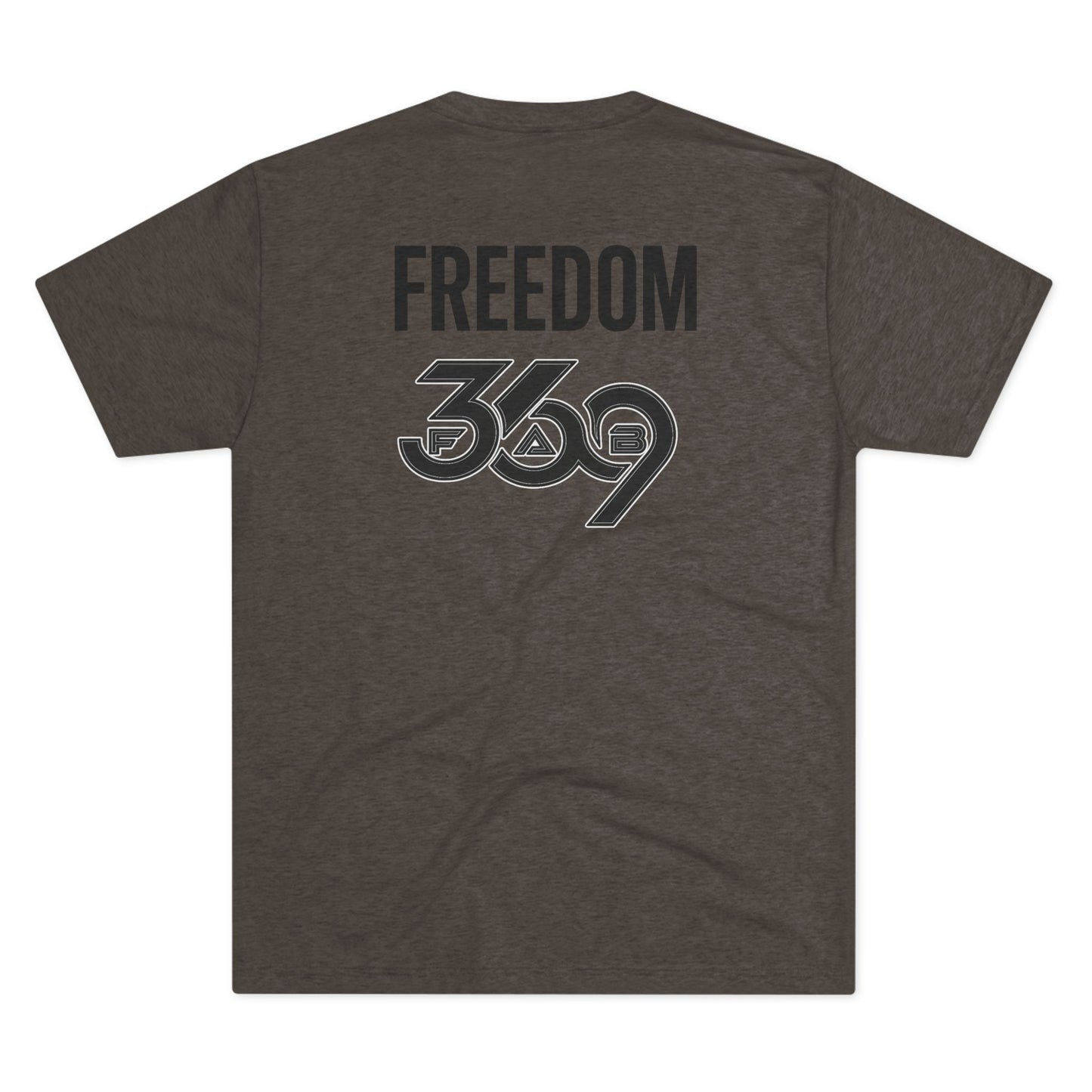 369Fab* Jesus is King , FREEDOM, Uni. Tri blend T-Shirt