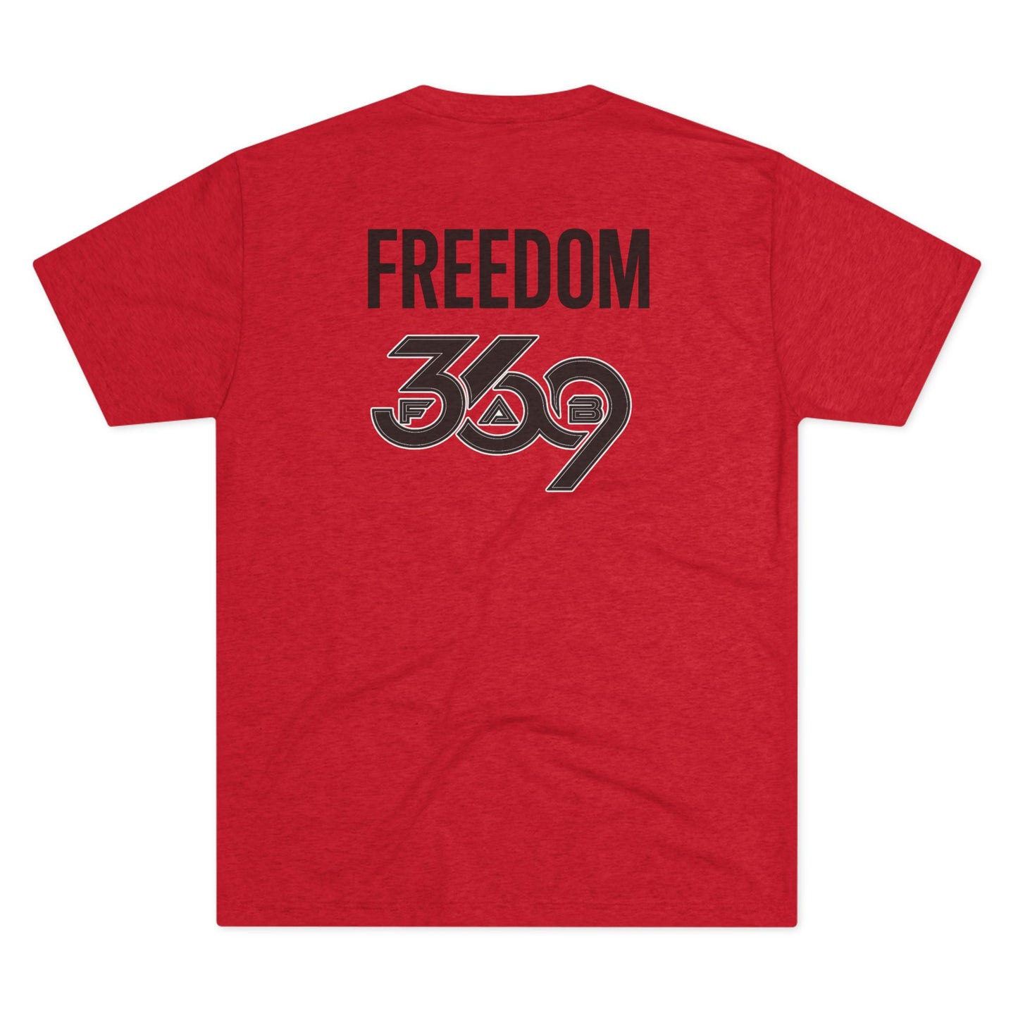 369Fab* Jesus is King , FREEDOM, Uni. Tri blend T-Shirt