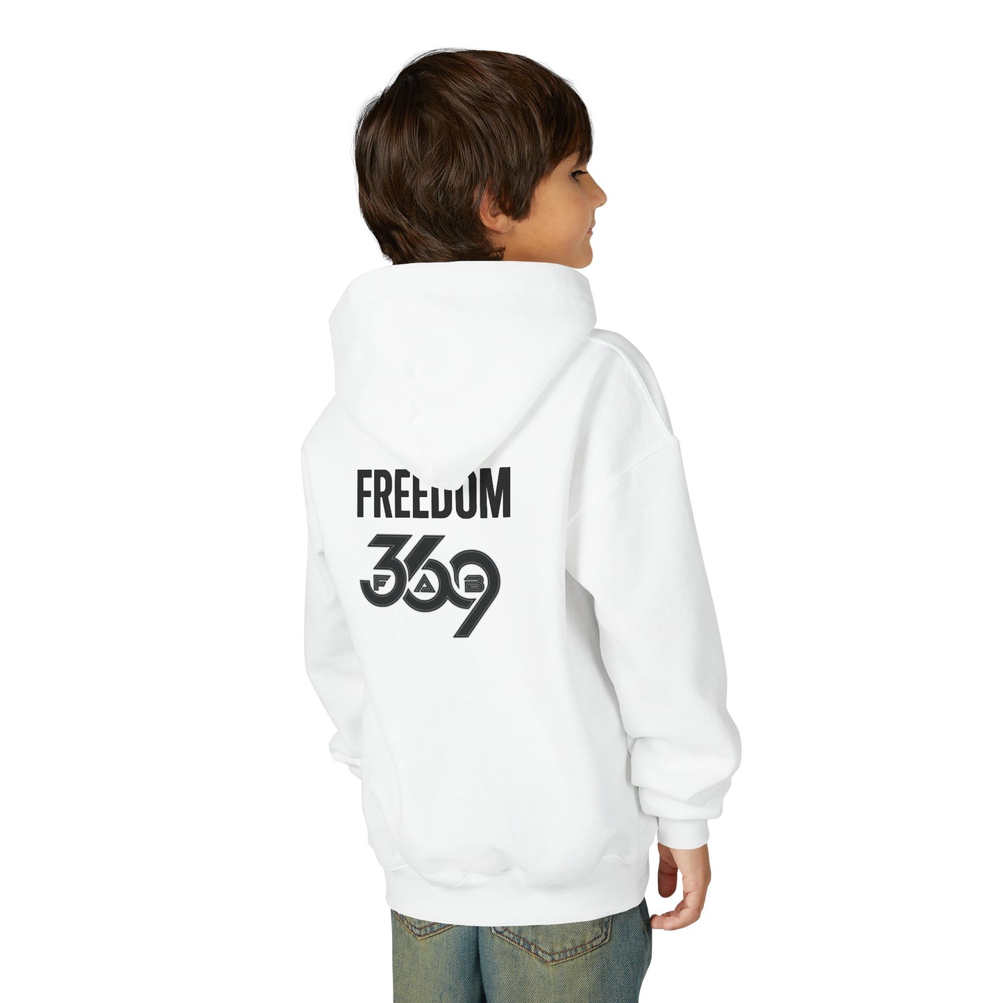 369Fab* Jesus is kin, freedom, Stylish Youth Hoodie
