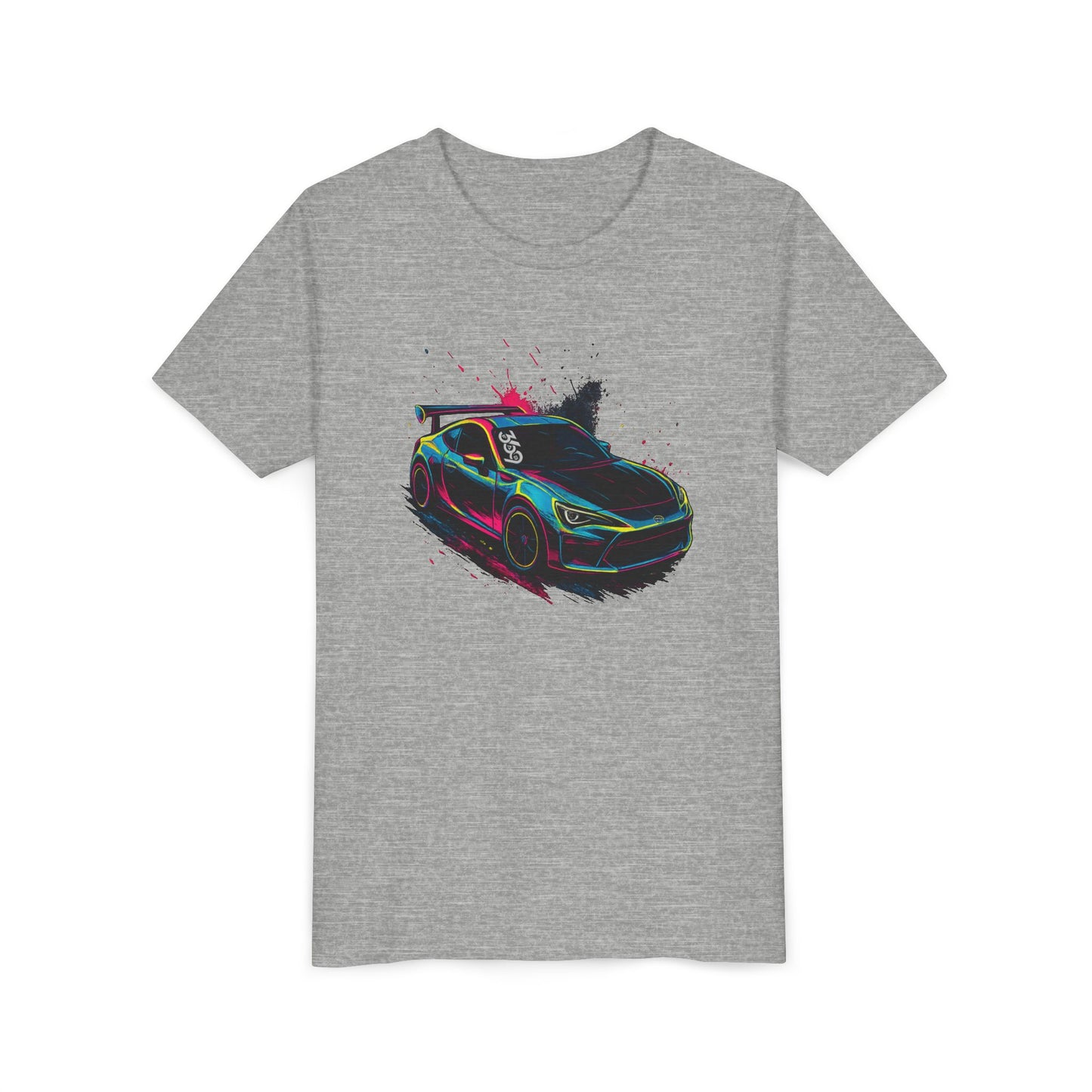 369Fab Limted Edition FR-S Splash, Graphic Youth Tee, Cool Kids T-Shirt, Car Enthusiast Apparel