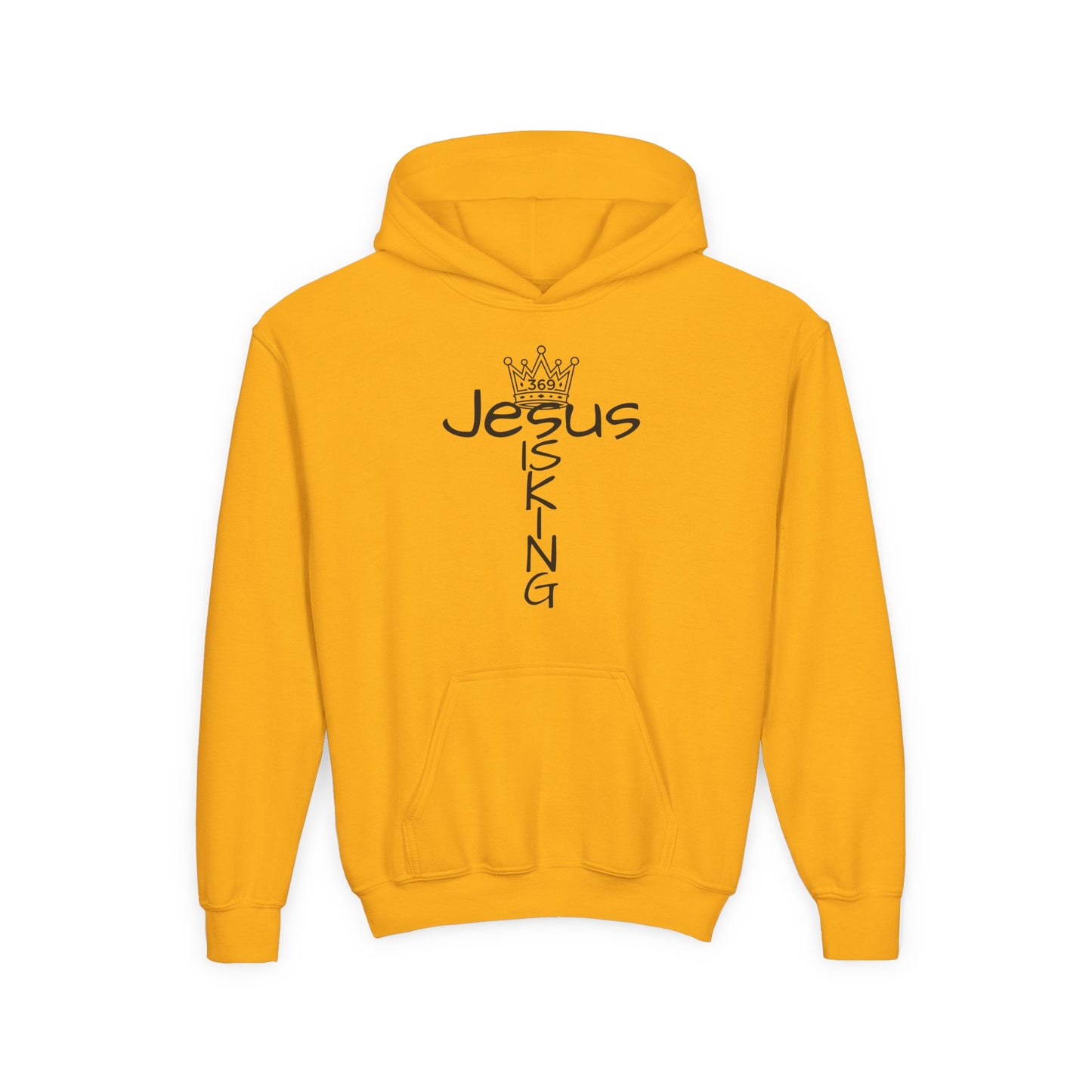 369Fab* Jesus is kin, freedom, Stylish Youth Hoodie