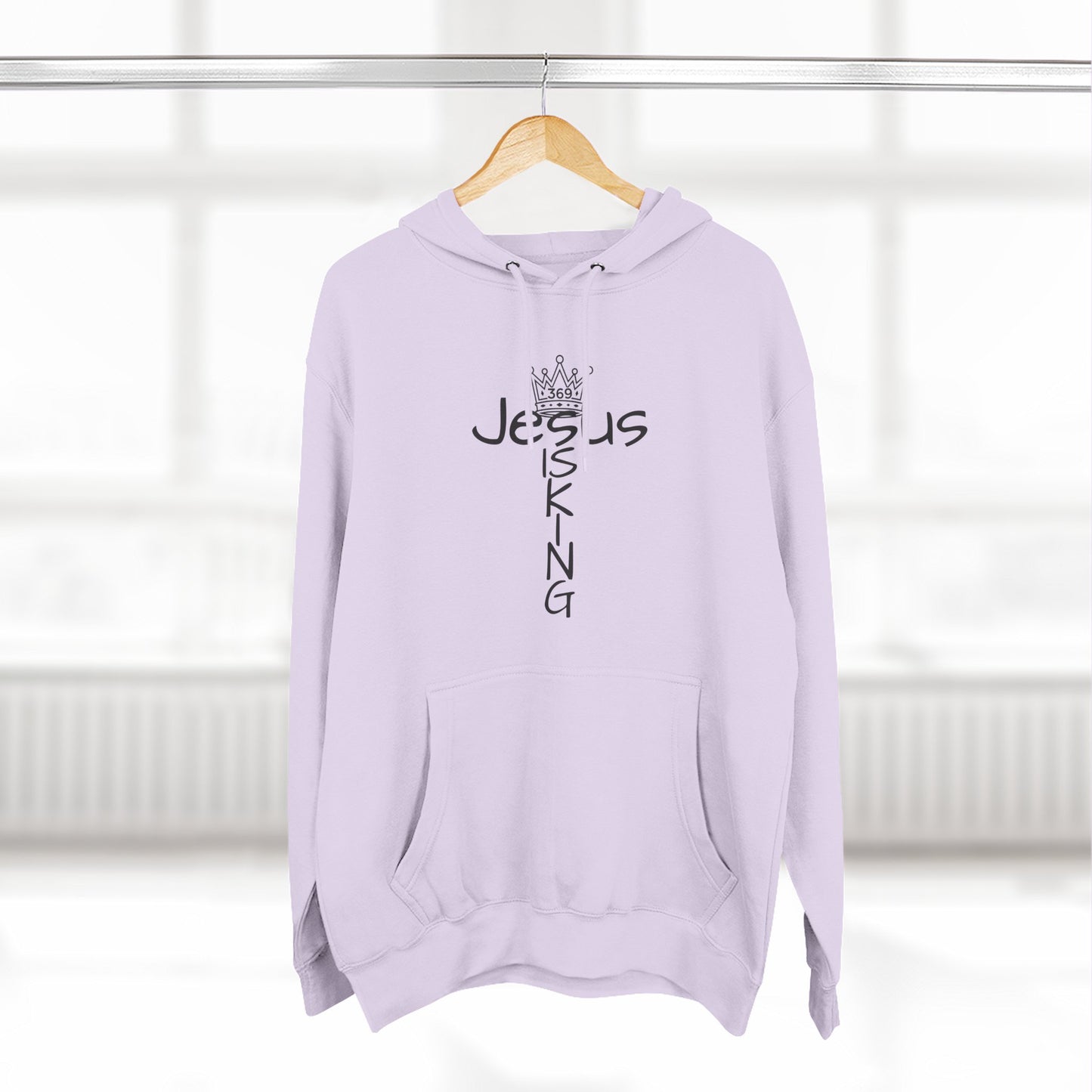 369Fab* Jesus is king, Freedom, Stylish Fleece Hoodie, Unique Streetwear