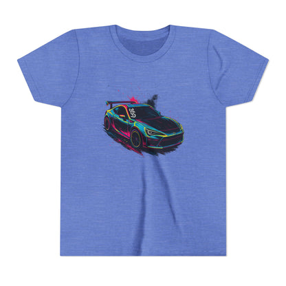 369Fab Limted Edition FR-S Splash, Graphic Youth Tee, Cool Kids T-Shirt, Car Enthusiast Apparel