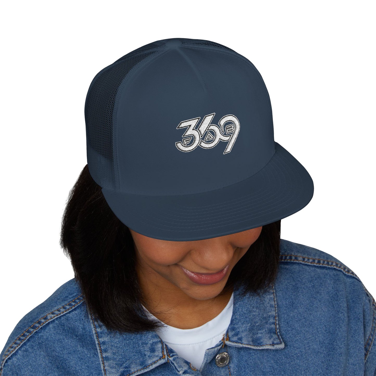 369Fab* 369Fab, Trendy Trucker Cap | Stylish Embroidered Hat