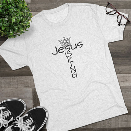 369Fab* Jesus is King , FREEDOM, Uni. Tri blend T-Shirt