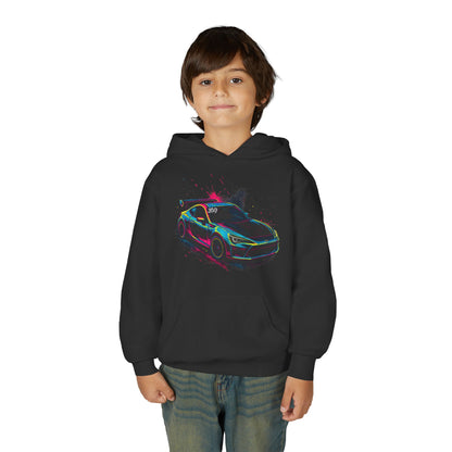 369Fab* Limited Edition FR-S Splash, Vibrant Car Graphic Youth Hoodie