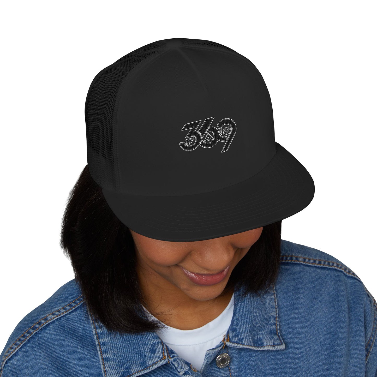 369Fab* 369Fab, Trendy Trucker Cap | Stylish Embroidered Hat