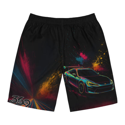 369Fab* Limited Edition FR-S Splash, Vibrant Men's Board Shorts