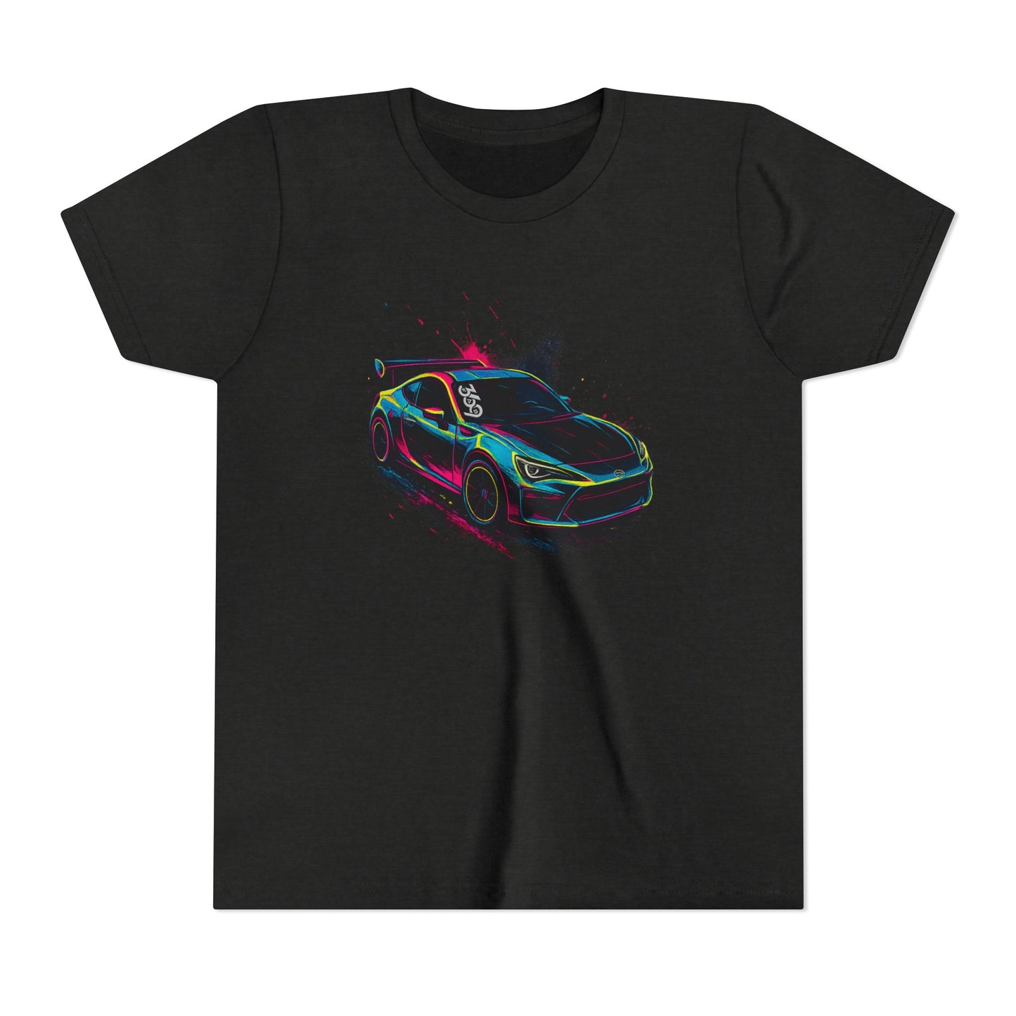 369Fab Limted Edition FR-S Splash, Graphic Youth Tee, Cool Kids T-Shirt, Car Enthusiast Apparel