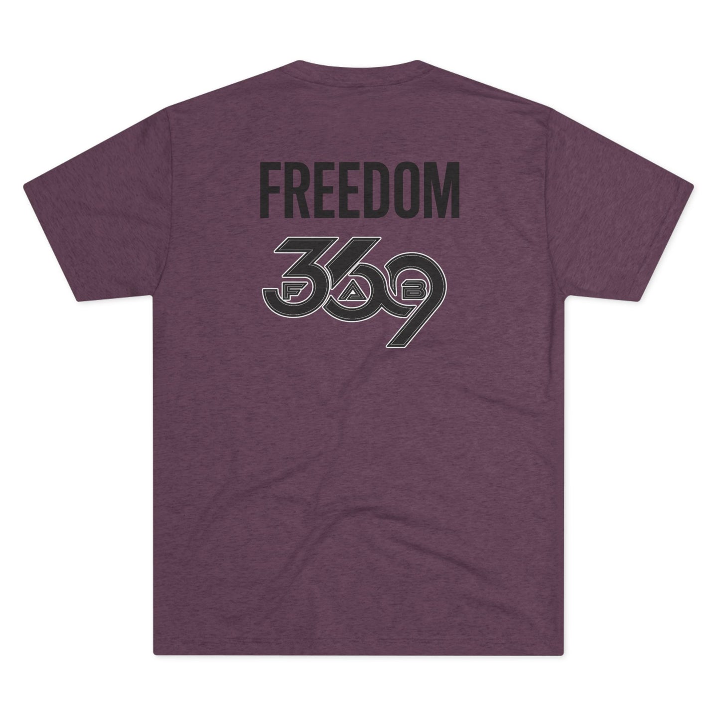 369Fab* Jesus is King , FREEDOM, Uni. Tri blend T-Shirt