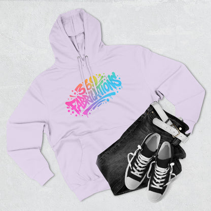 369Fab* 369Fabrications, Colorful Graffiti Fleece Hoodie for Cozy Vibes