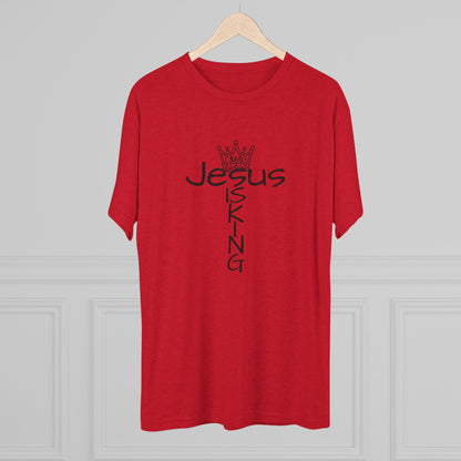 369Fab* Jesus is King , FREEDOM, Uni. Tri blend T-Shirt