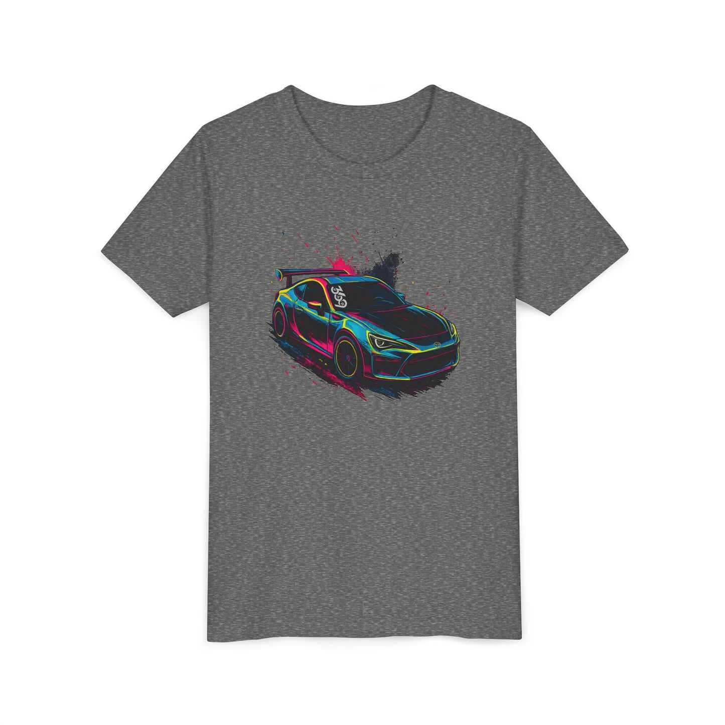 369Fab Limted Edition FR-S Splash, Graphic Youth Tee, Cool Kids T-Shirt, Car Enthusiast Apparel