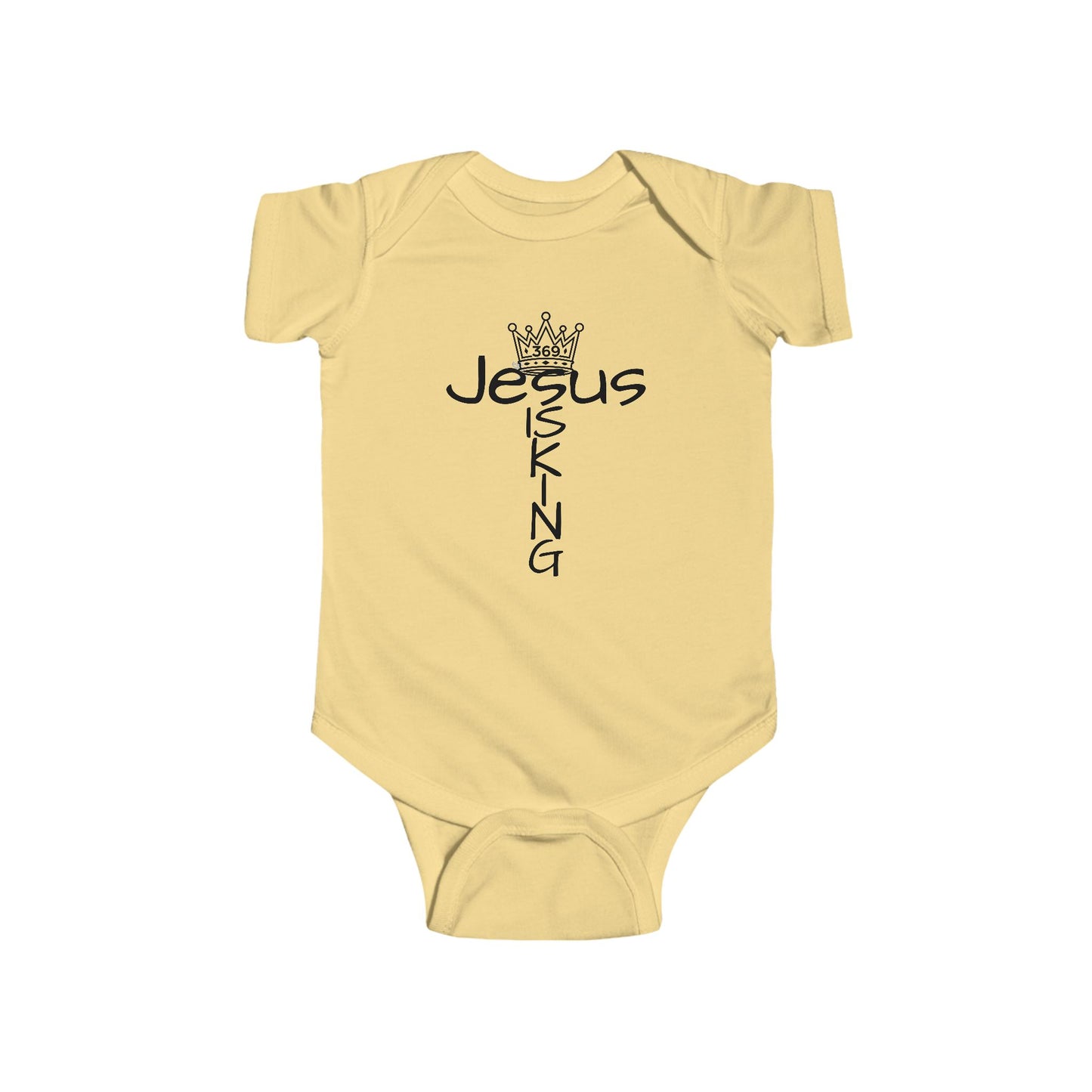 369Fab* Jesus is king, freedom, Infant , Baby Outfit, Newborn, Toddler Wear.