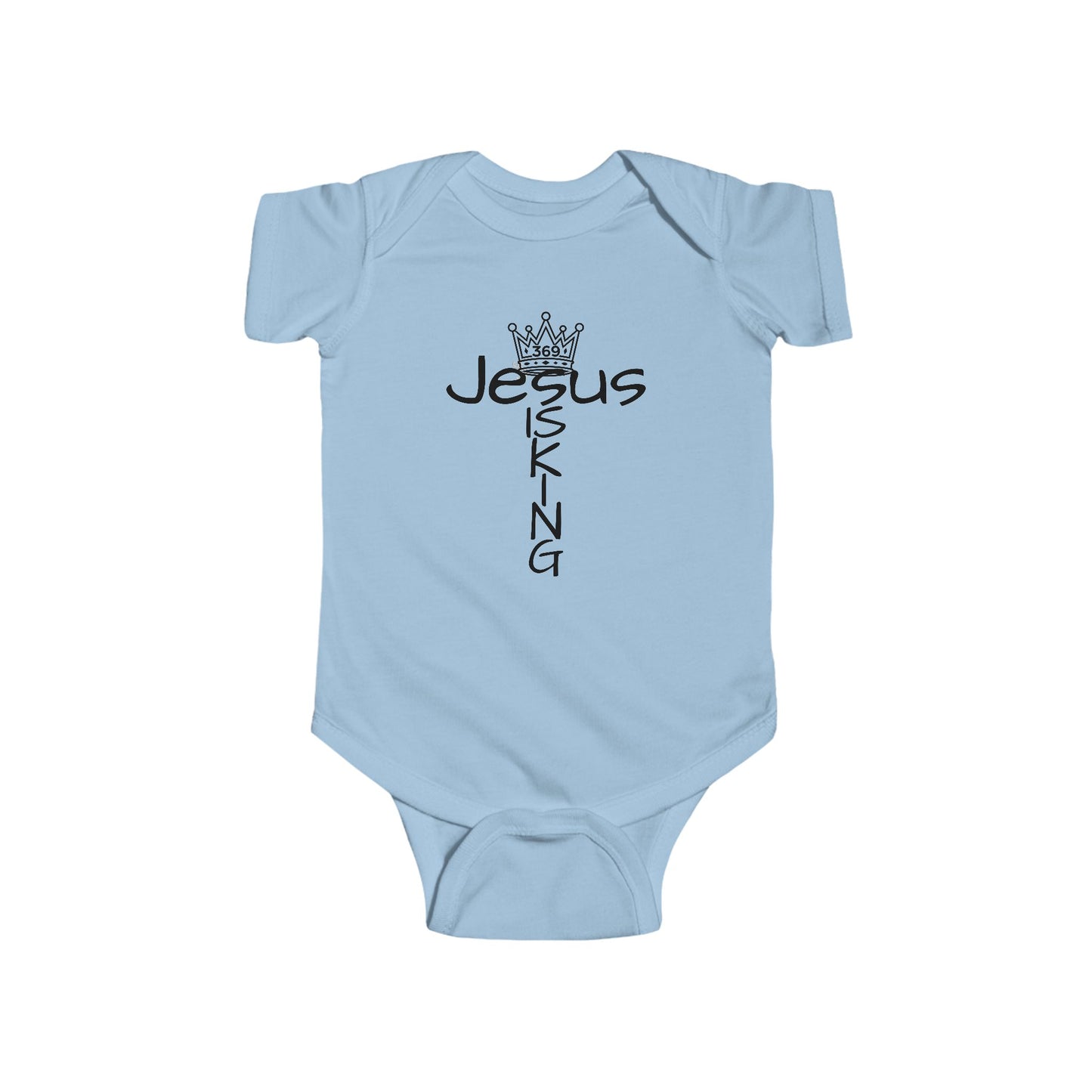 369Fab* Jesus is king, freedom, Infant , Baby Outfit, Newborn, Toddler Wear.