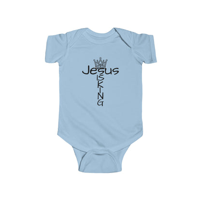 369Fab* Jesus is king, freedom, Infant , Baby Outfit, Newborn, Toddler Wear.