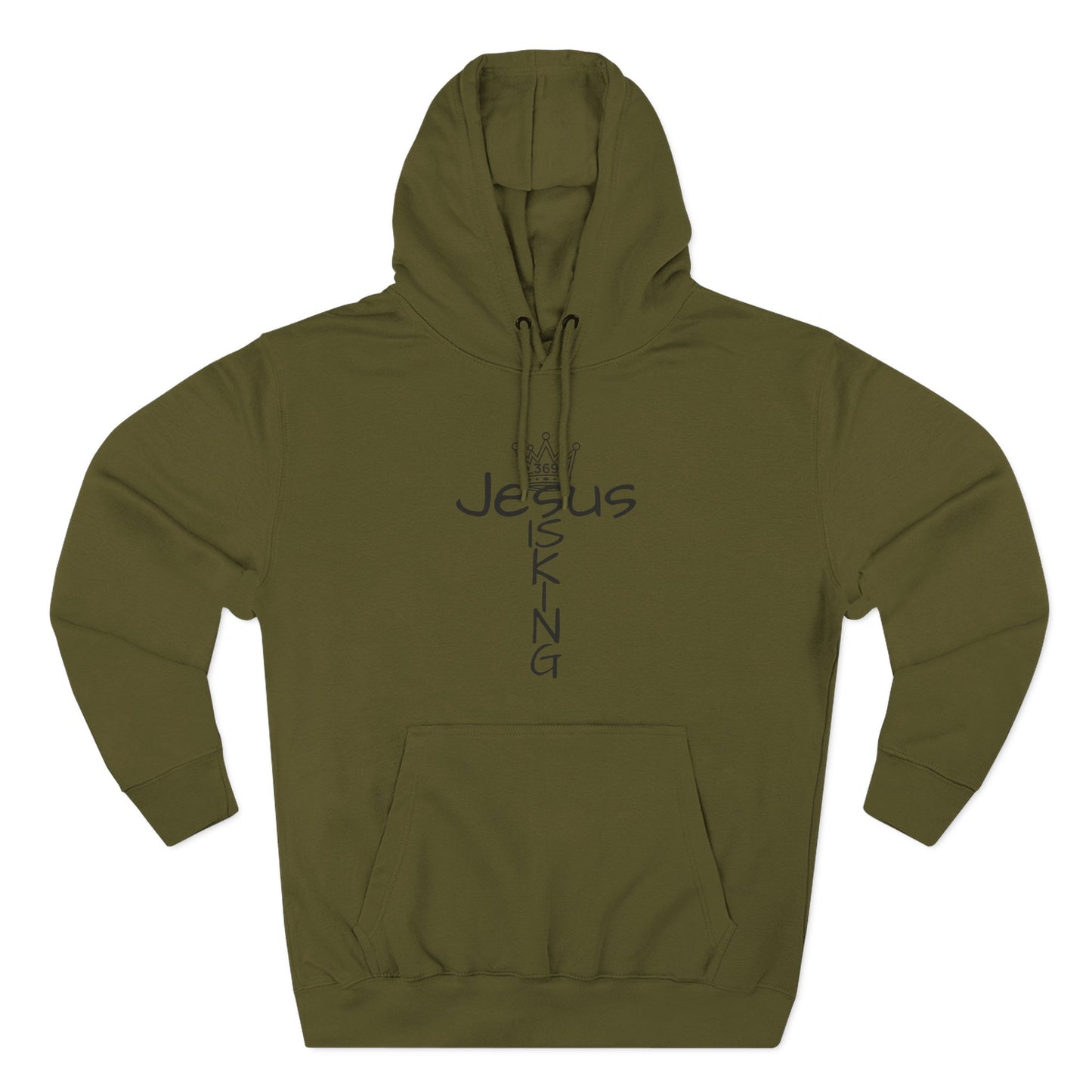 369Fab* Jesus is king, Freedom, Stylish Fleece Hoodie, Unique Streetwear