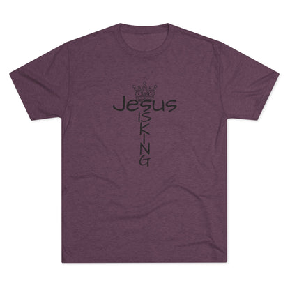 369Fab* Jesus is King , FREEDOM, Uni. Tri blend T-Shirt