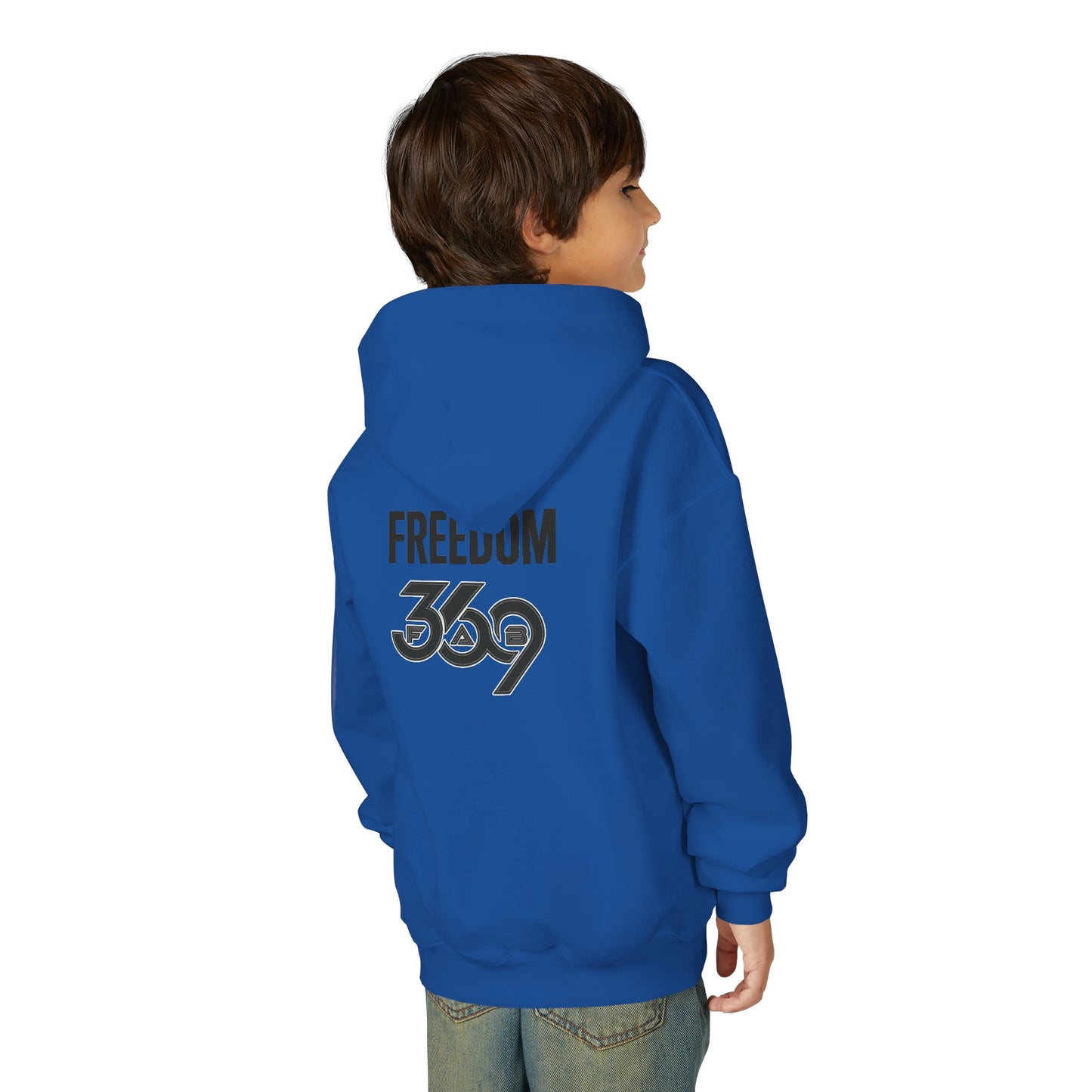 369Fab* Jesus is kin, freedom, Stylish Youth Hoodie