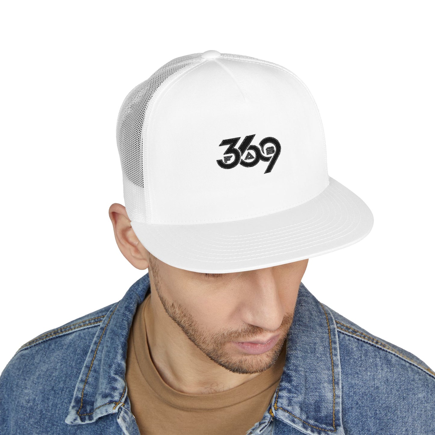 369Fab* 369Fab, Trendy Trucker Cap | Stylish Embroidered Hat