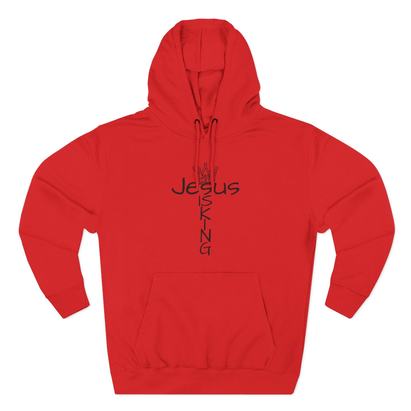369Fab* Jesus is king, Freedom, Stylish Fleece Hoodie, Unique Streetwear