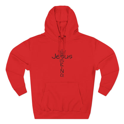 369Fab* Jesus is king, Freedom, Stylish Fleece Hoodie, Unique Streetwear
