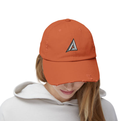 369Fab* W. Logo, Stylish Uni. Distressed Cap with Trendy Design - Perfect for Casual, Everyday Wear