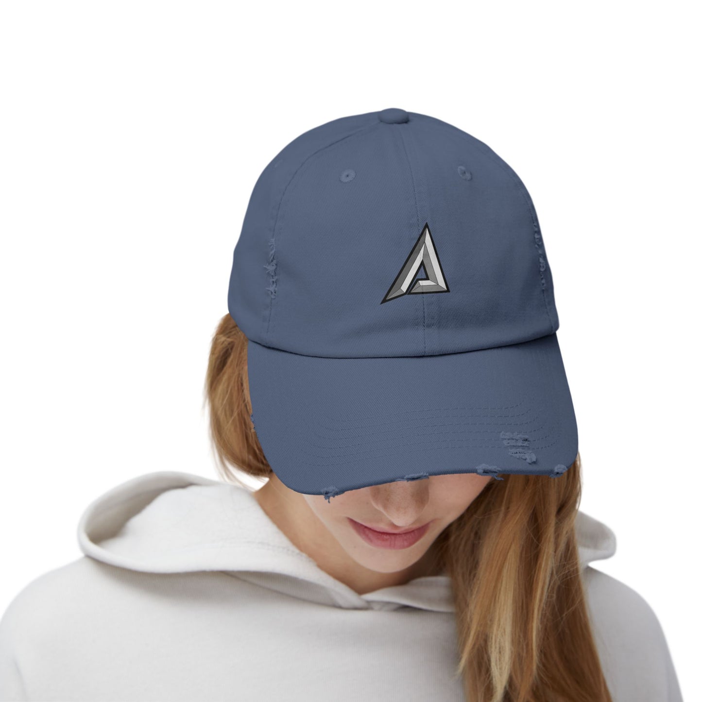 369Fab* W. Logo, Stylish Uni. Distressed Cap with Trendy Design - Perfect for Casual, Everyday Wear