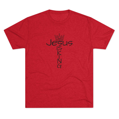 369Fab* Jesus is King , FREEDOM, Uni. Tri blend T-Shirt