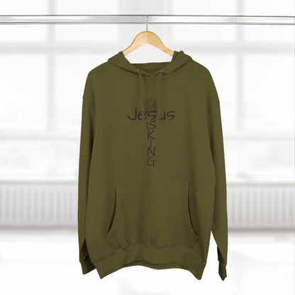 369Fab* Jesus is king, Freedom, Stylish Fleece Hoodie, Unique Streetwear