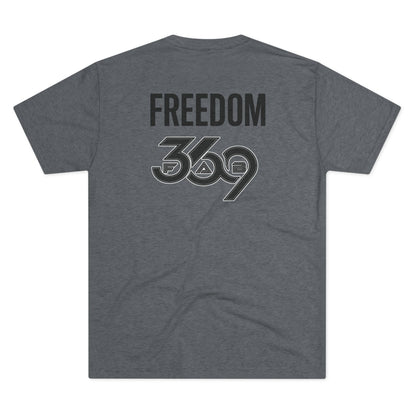 369Fab* Jesus is King , FREEDOM, Uni. Tri blend T-Shirt