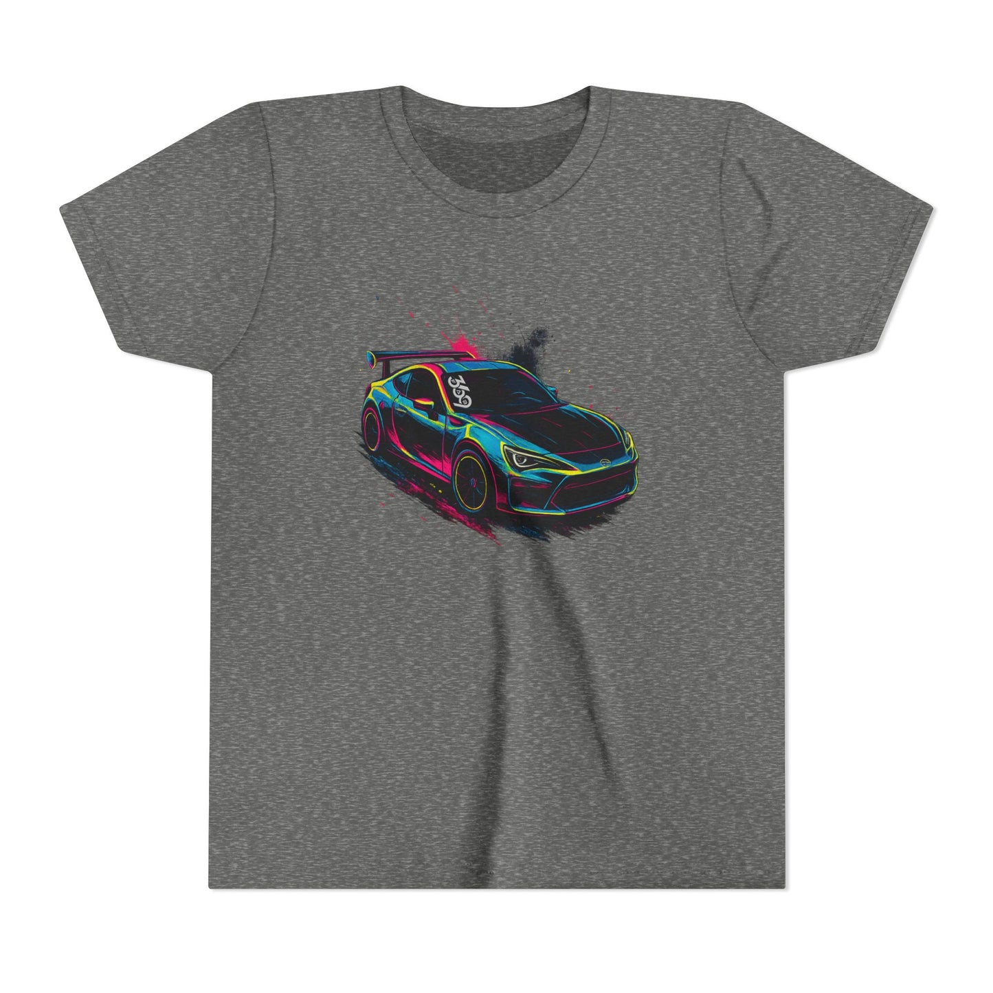 369Fab Limted Edition FR-S Splash, Graphic Youth Tee, Cool Kids T-Shirt, Car Enthusiast Apparel