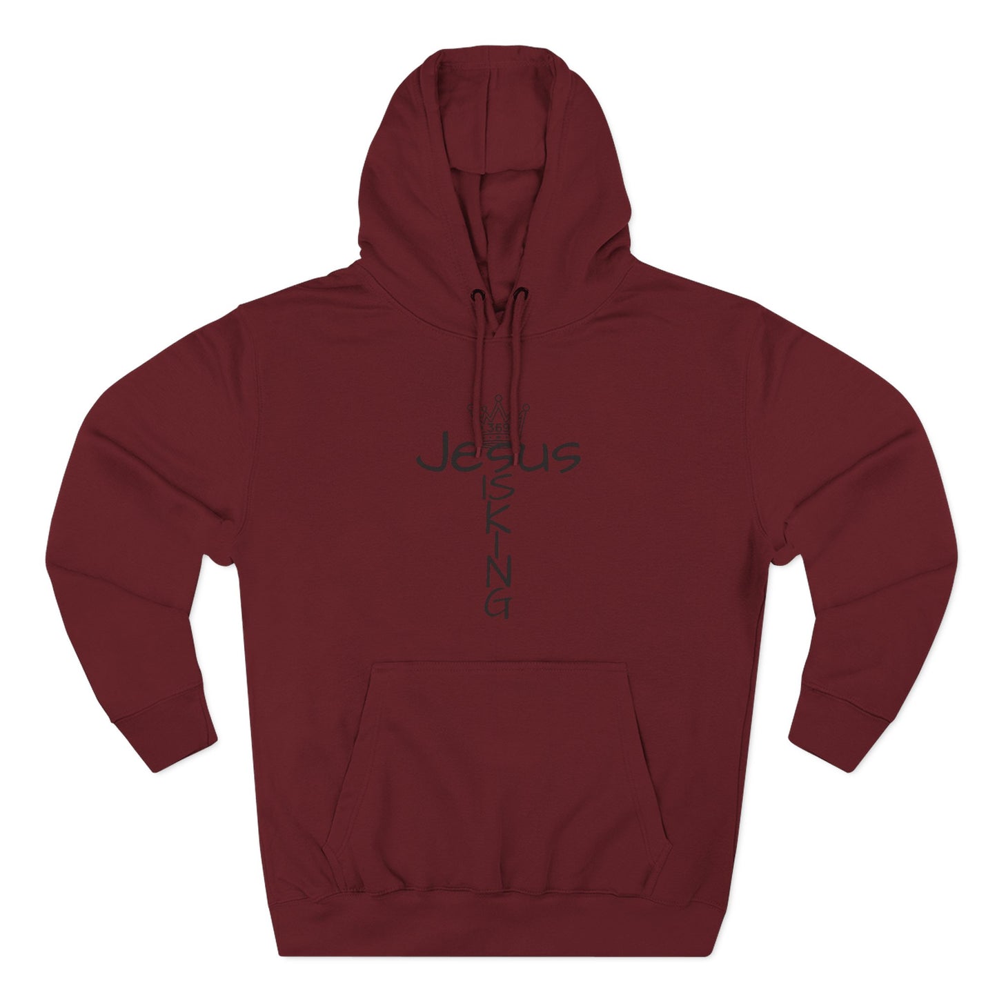 369Fab* Jesus is king, Freedom, Stylish Fleece Hoodie, Unique Streetwear