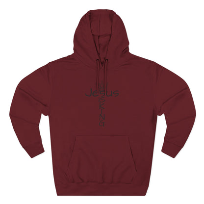 369Fab* Jesus is king, Freedom, Stylish Fleece Hoodie, Unique Streetwear