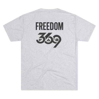 369Fab* Jesus is King , FREEDOM, Uni. Tri blend T-Shirt