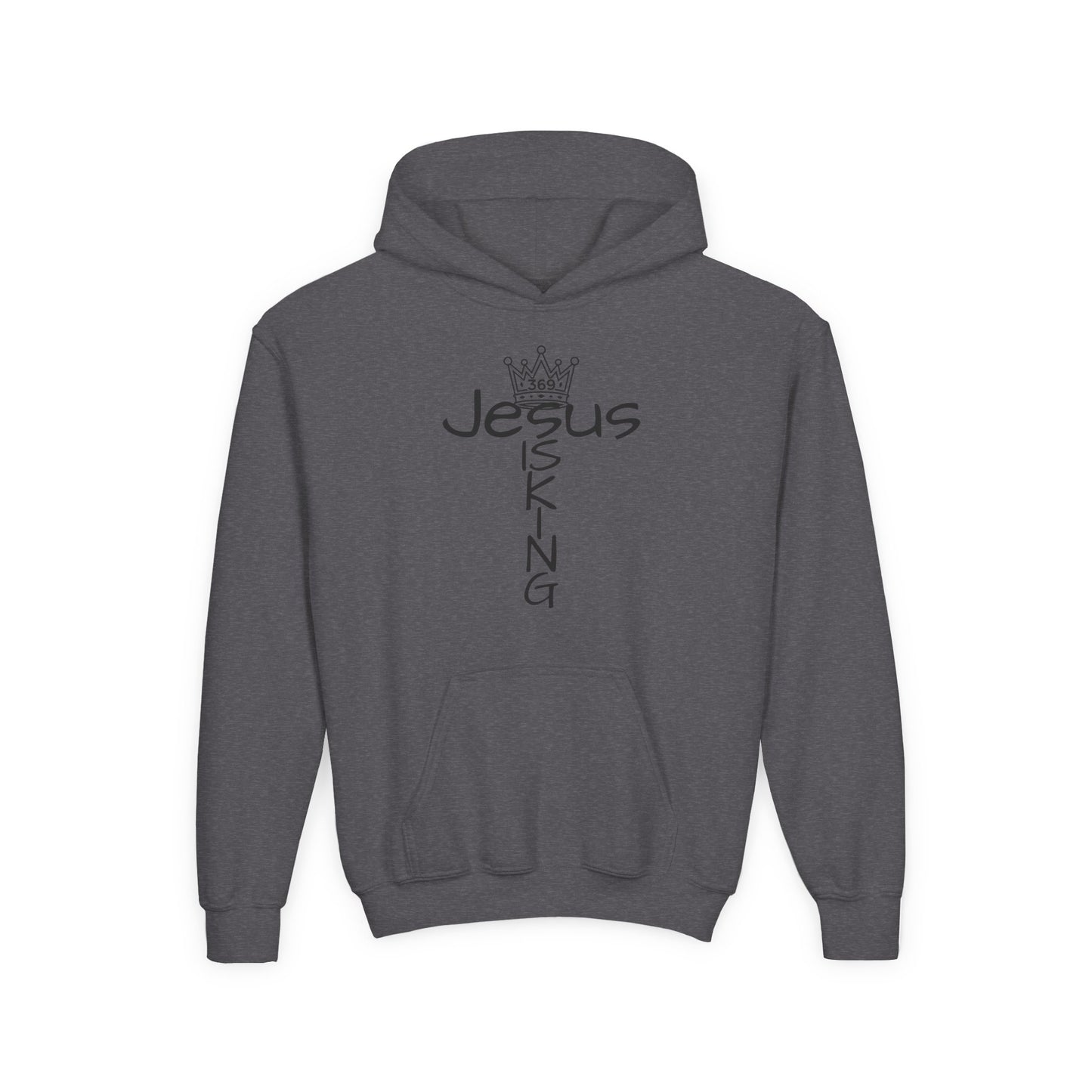 369Fab* Jesus is kin, freedom, Stylish Youth Hoodie