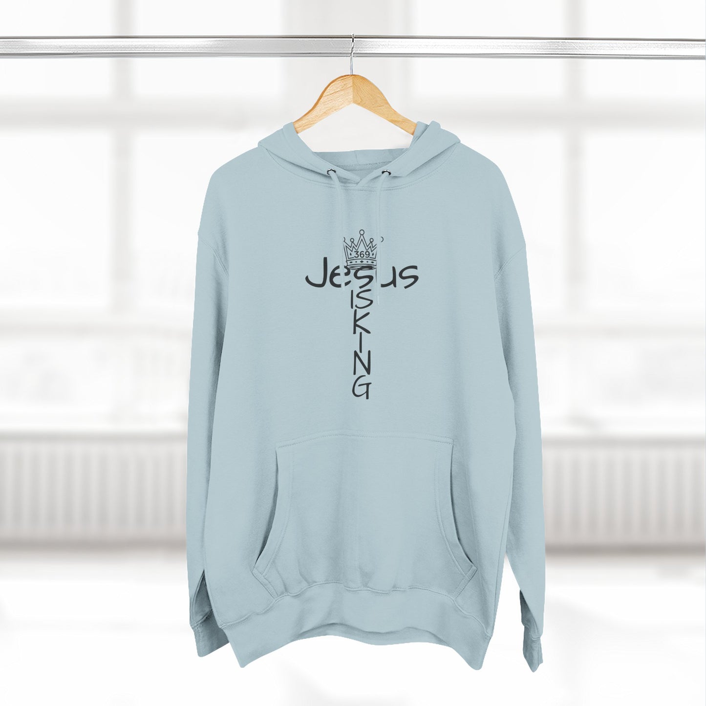 369Fab* Jesus is king, Freedom, Stylish Fleece Hoodie, Unique Streetwear