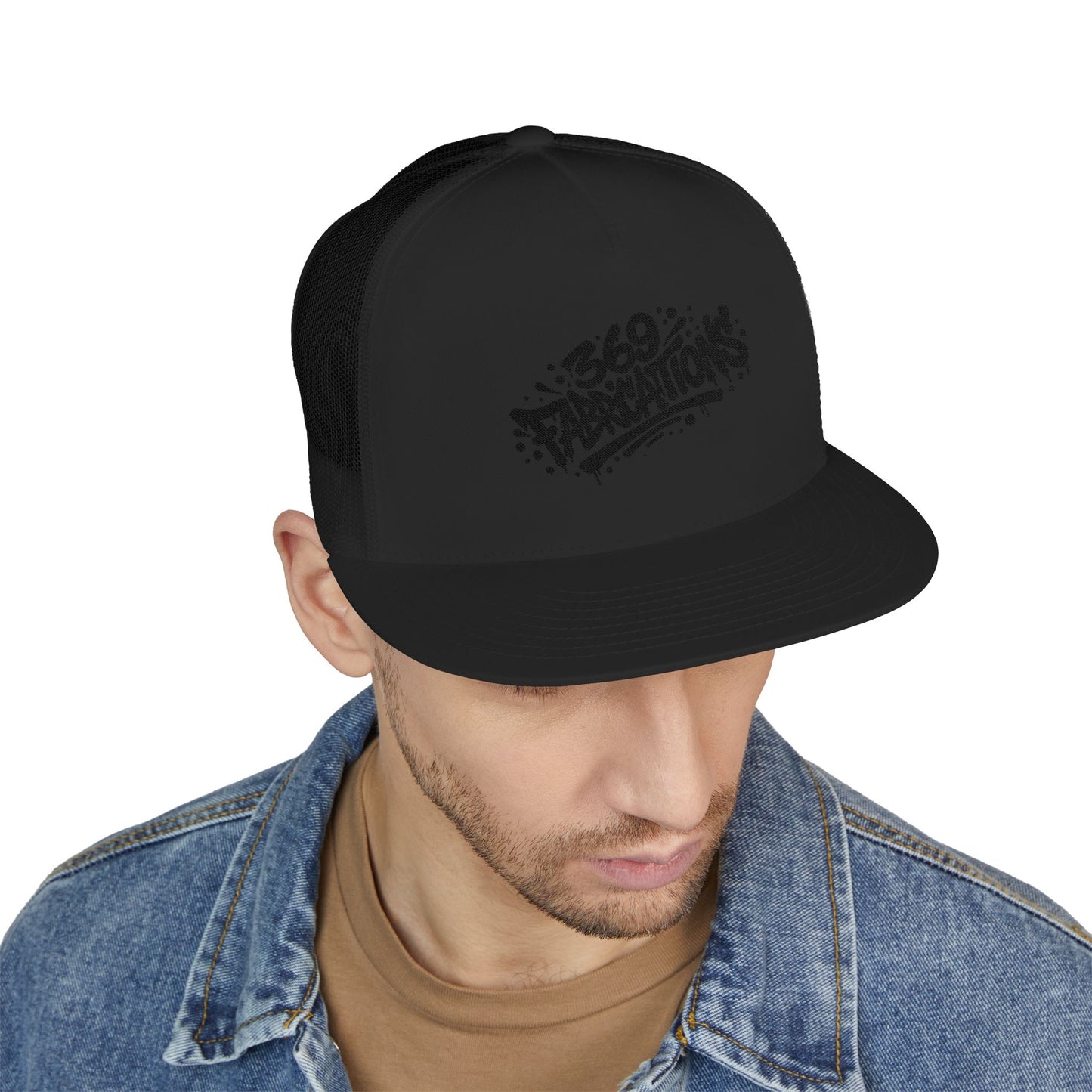 369Fab* B. 369 fabrications, Trendy Trucker Cap | Stylish Embroidered Hat