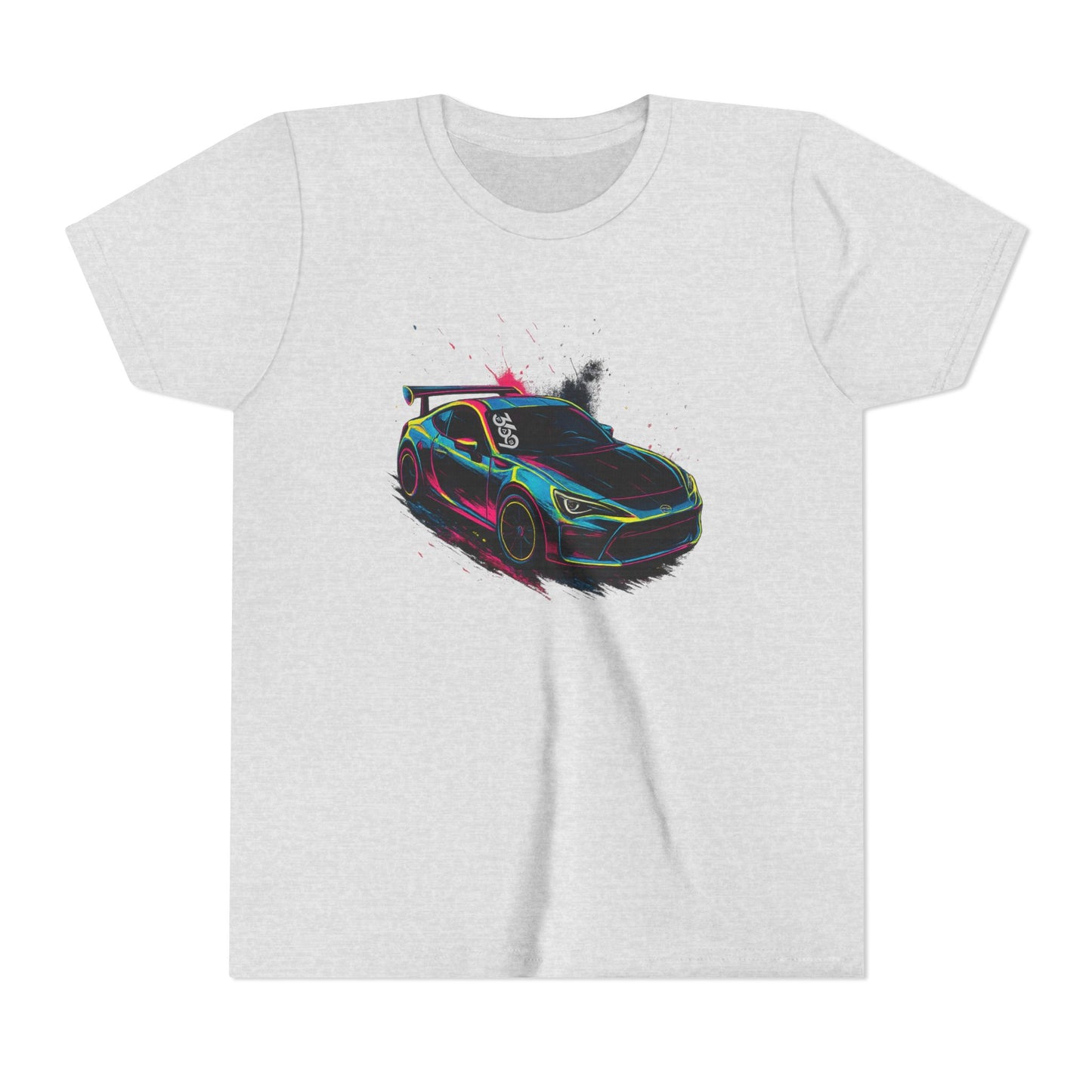 369Fab Limted Edition FR-S Splash, Graphic Youth Tee, Cool Kids T-Shirt, Car Enthusiast Apparel