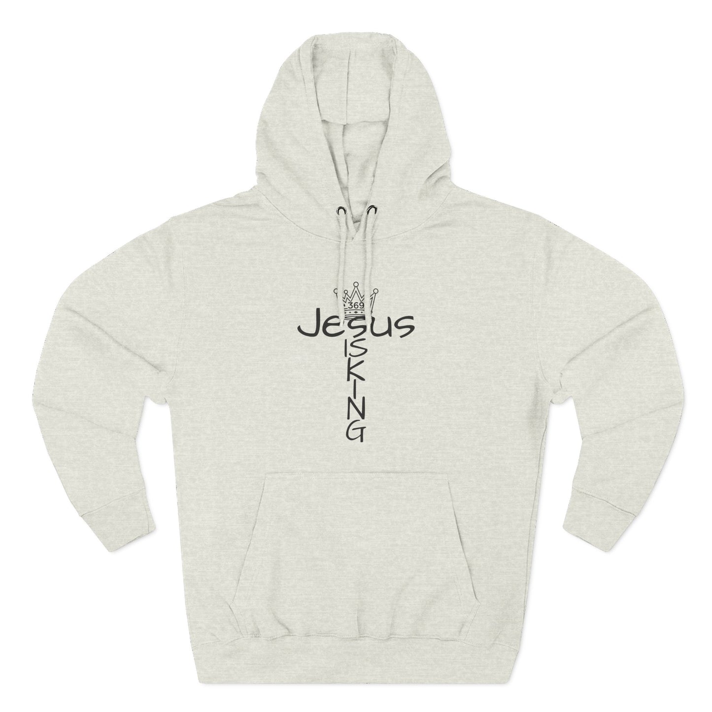 369Fab* Jesus is king, Freedom, Stylish Fleece Hoodie, Unique Streetwear