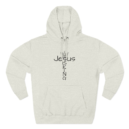 369Fab* Jesus is king, Freedom, Stylish Fleece Hoodie, Unique Streetwear