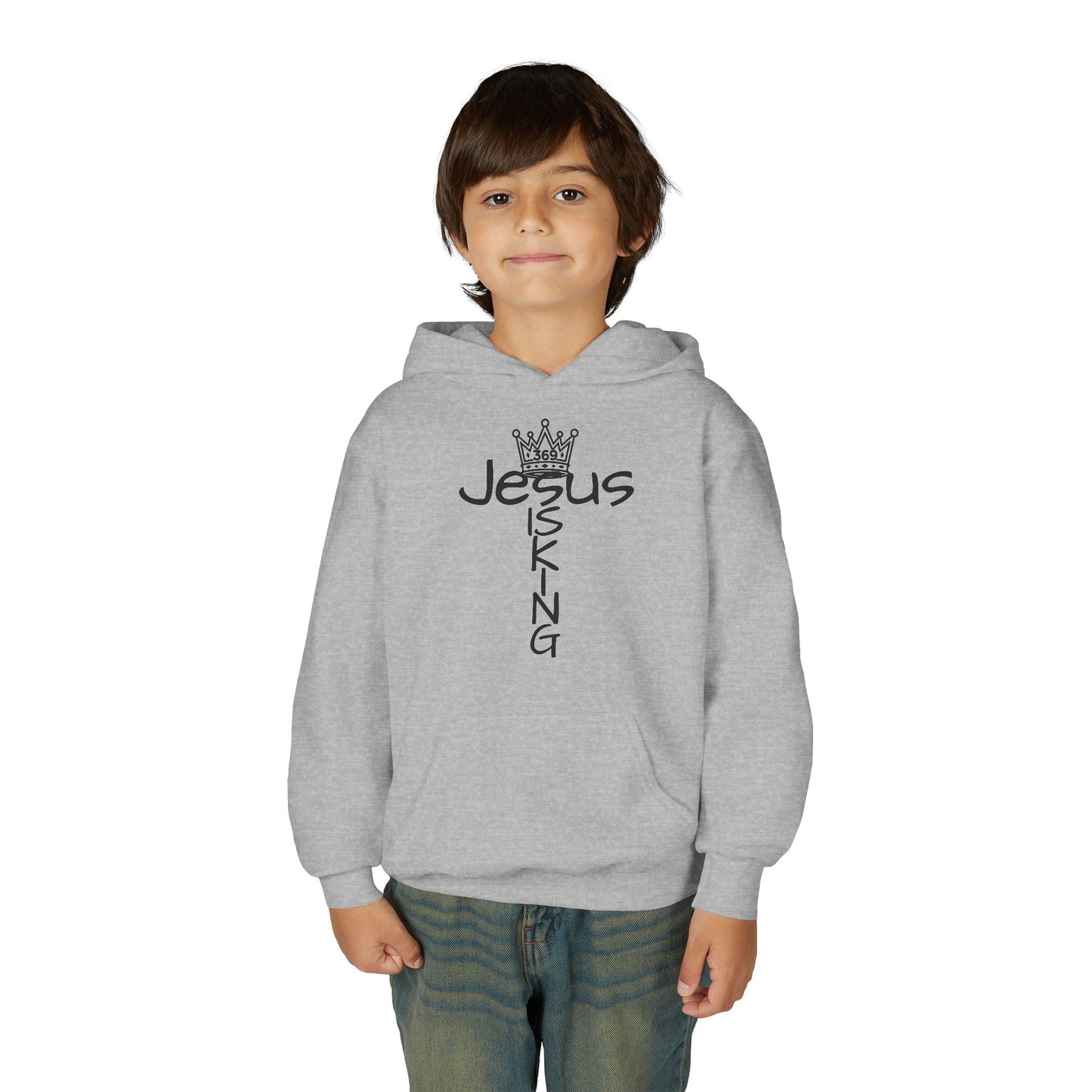 369Fab* Jesus is kin, freedom, Stylish Youth Hoodie