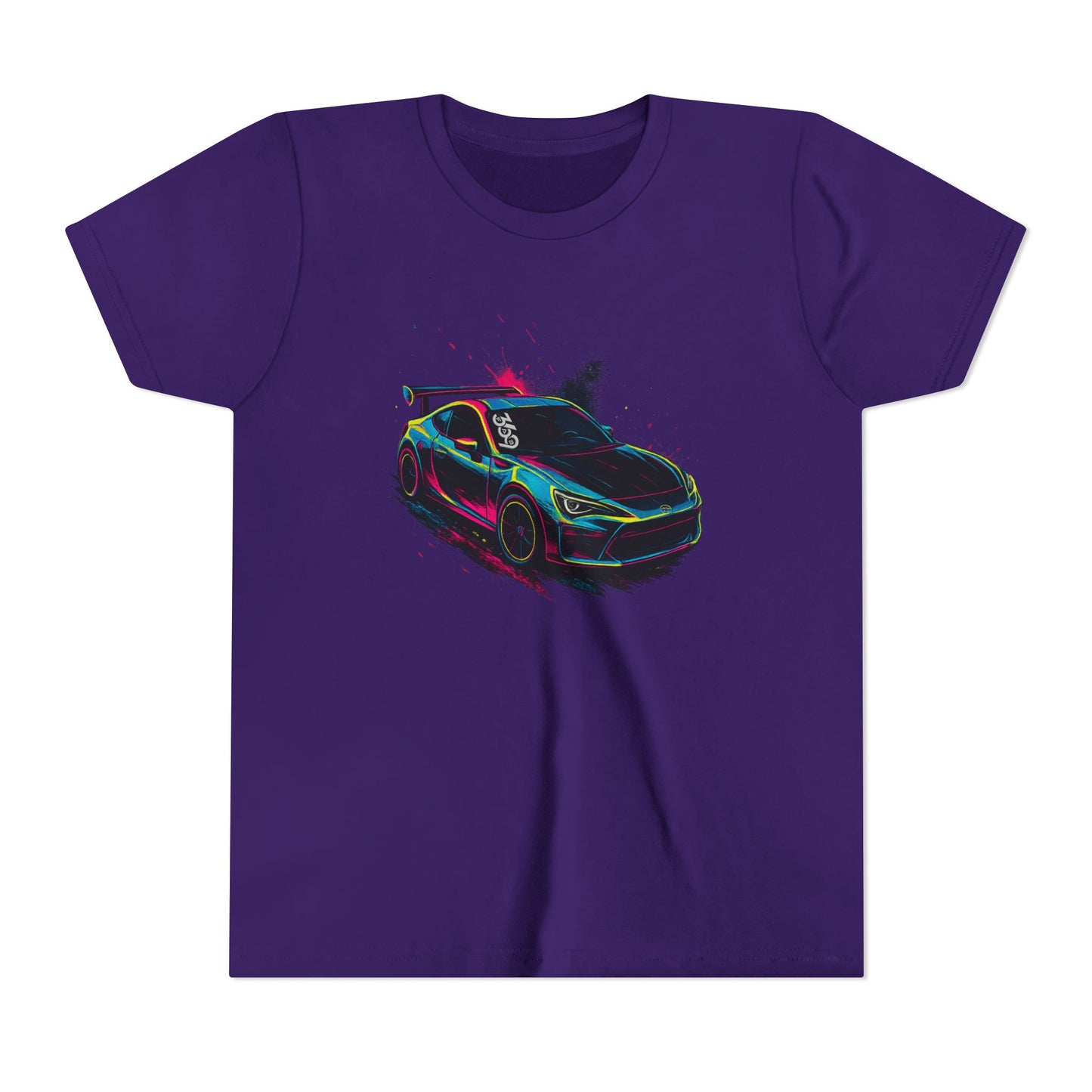 369Fab Limted Edition FR-S Splash, Graphic Youth Tee, Cool Kids T-Shirt, Car Enthusiast Apparel