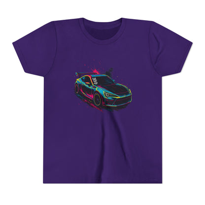 369Fab Limted Edition FR-S Splash, Graphic Youth Tee, Cool Kids T-Shirt, Car Enthusiast Apparel
