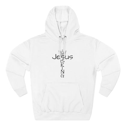 369Fab* Jesus is king, Freedom, Stylish Fleece Hoodie, Unique Streetwear