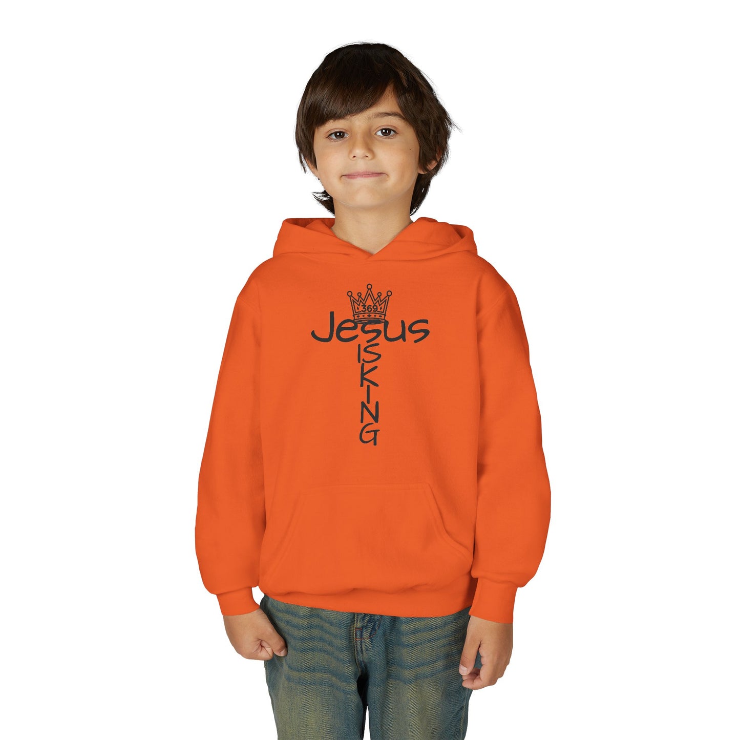 369Fab* Jesus is kin, freedom, Stylish Youth Hoodie