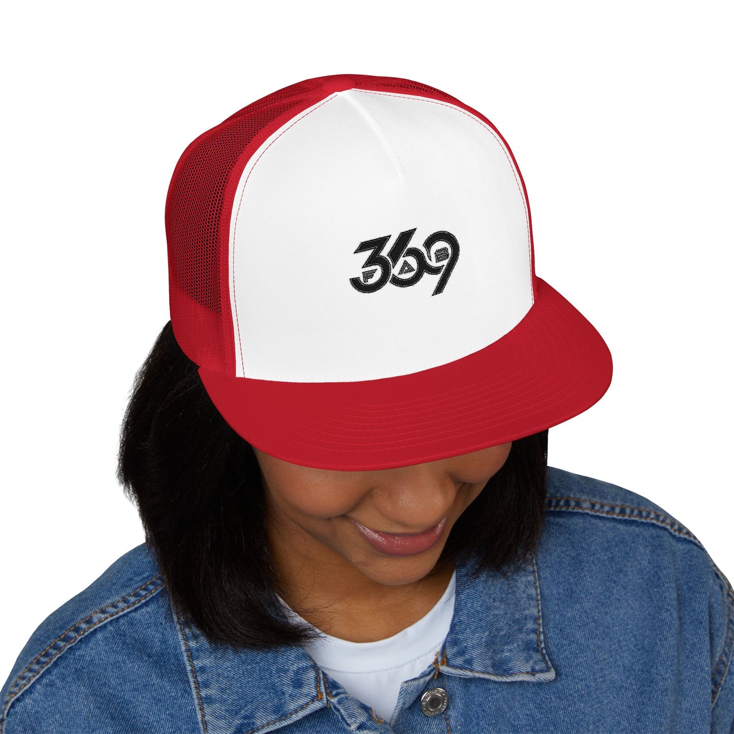 369Fab* 369Fab, Trendy Trucker Cap | Stylish Embroidered Hat