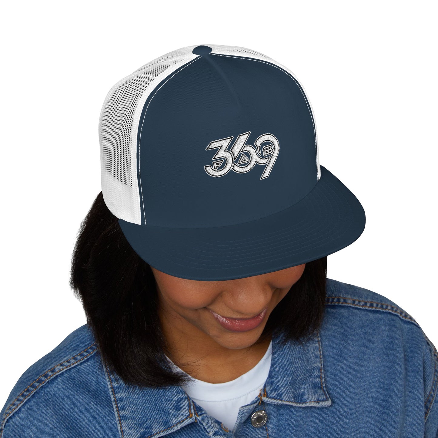 369Fab* 369Fab, Trendy Trucker Cap | Stylish Embroidered Hat